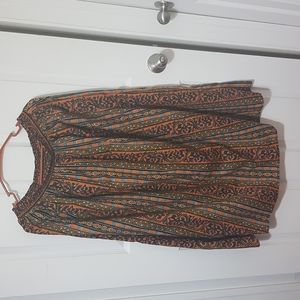 16/18 SALE PRICE! TOUCHÉ L.A. multi-colored V.T.G. MAXI SKIRT.